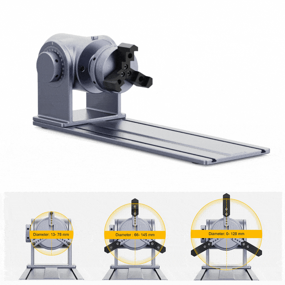 LaserPecker_LP rotary_extension_eupport_3mm-200mm_diameter accessories