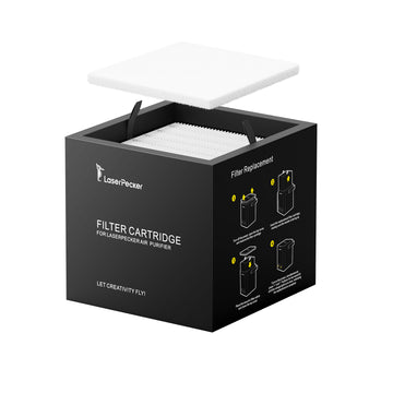 LaserPecker 卓上空気清浄機用フィルターパック (2パック) - LaserPecker.JP