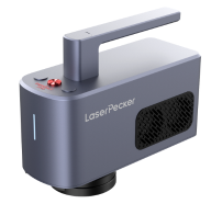 レーザーペッカー LP2 Plusレーザー本体ユニット、コンパクトでハンドル一体型の持ち運び可能な設計。