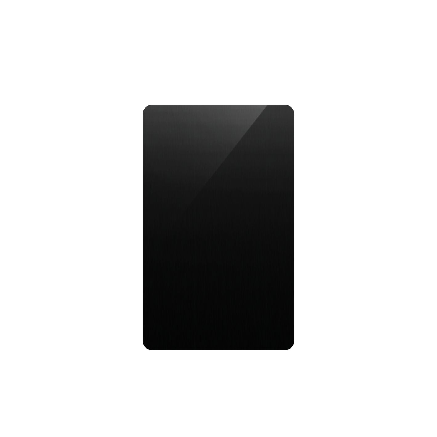 アルミニウムメタル名刺 黒（100枚入り）- LaserPecker.JP