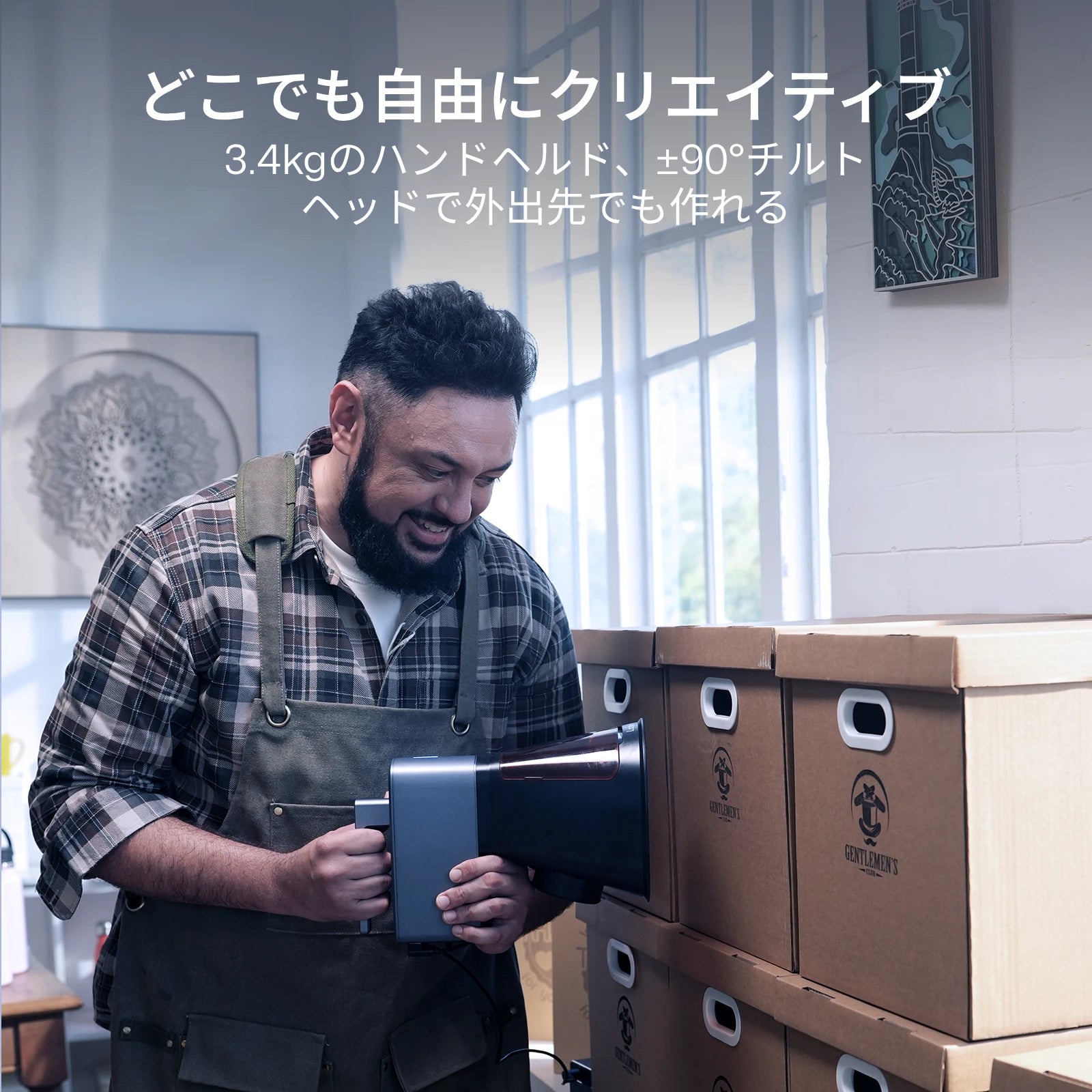 LaserPecker LP2 Plus 10W デスクトップレーザー彫刻機＆カッター