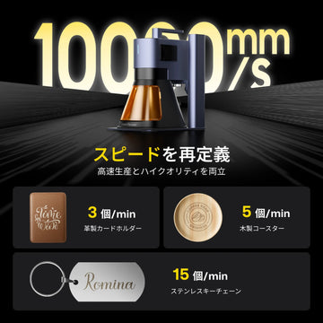 レーザーペッカー LP5 20W スマートデュアルレーザー彫刻機 10000mm/sの高速生産  LaserPecker.JP