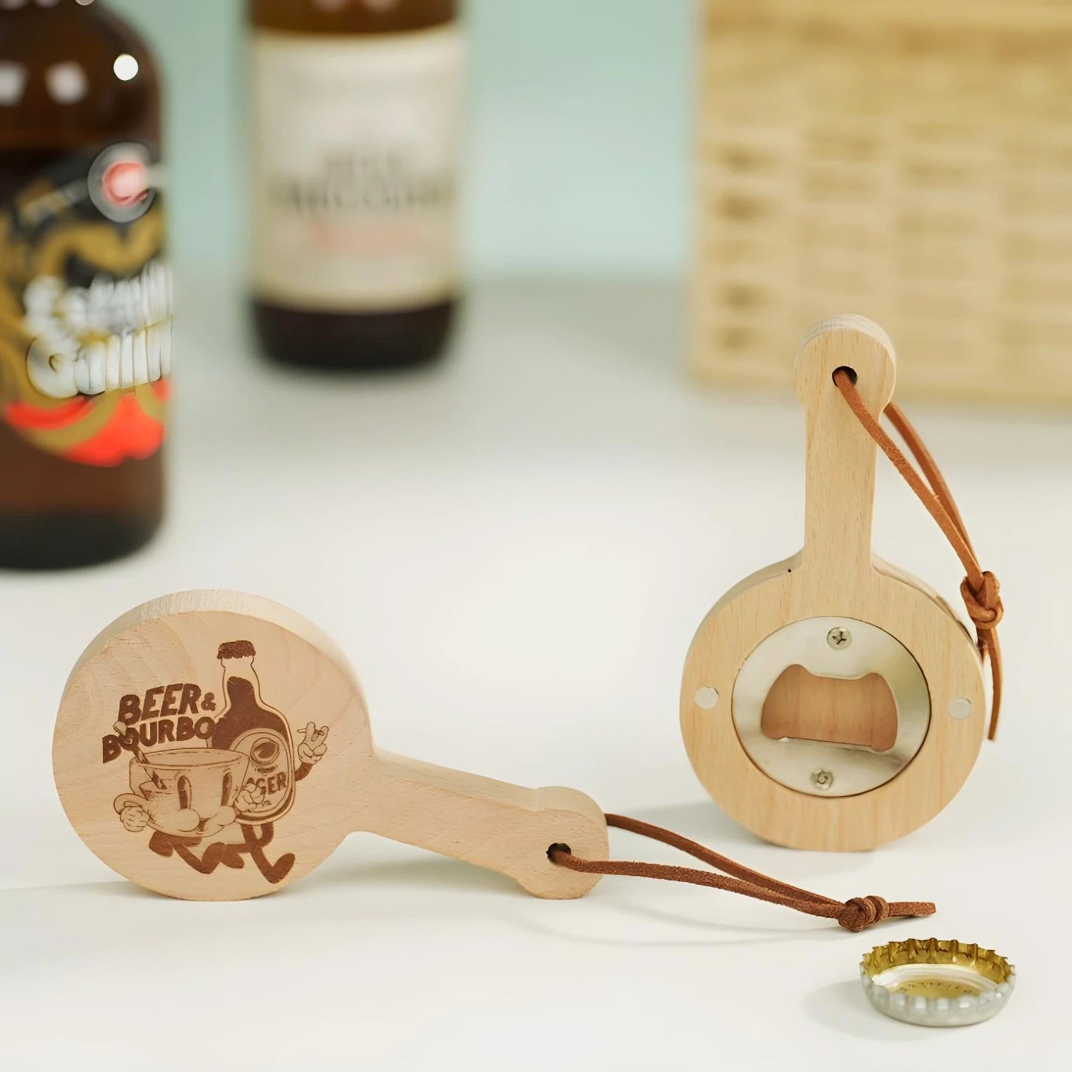 フライパン型栓抜き 冷蔵庫マグネット（5個入り） - LaserPecker.JP