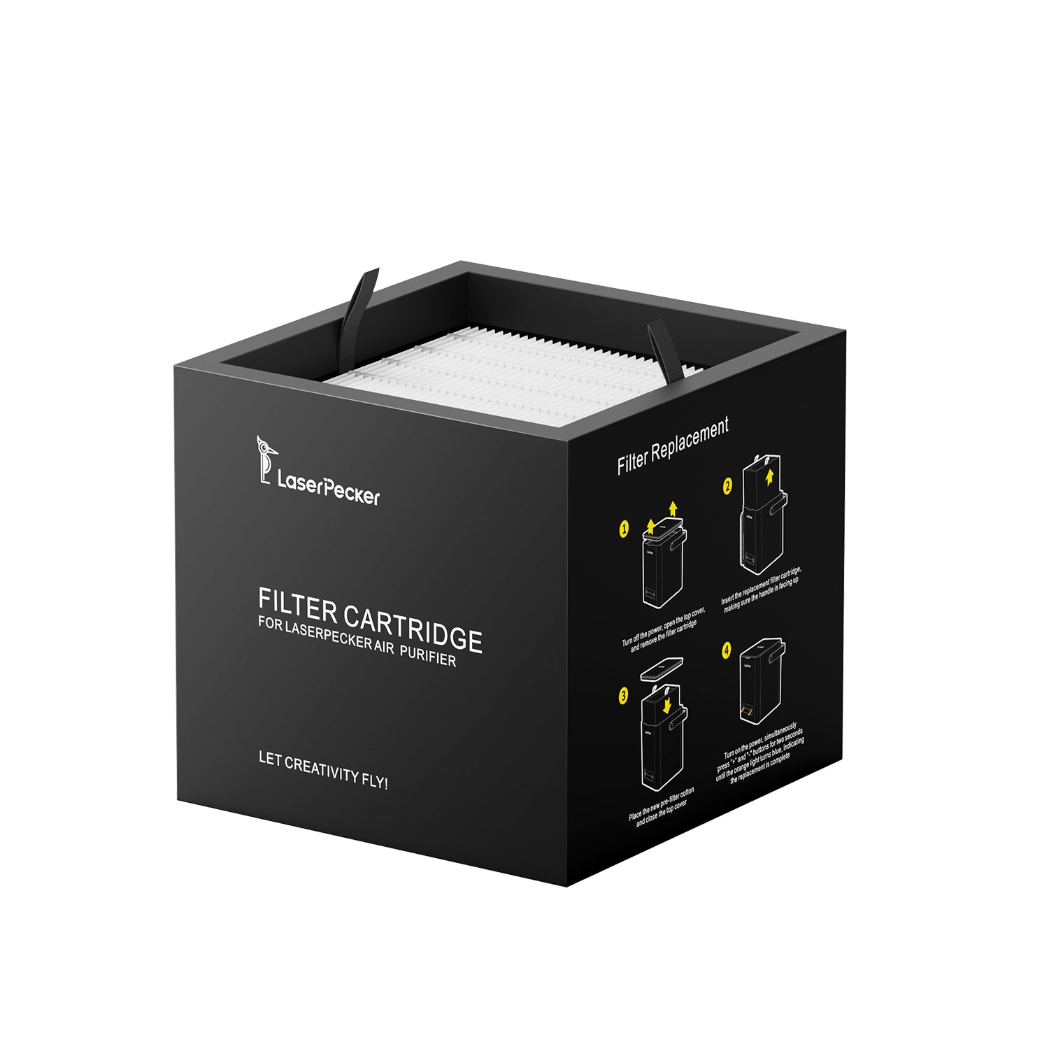 LaserPecker 卓上空気清浄機フィルターパック（2パック入り