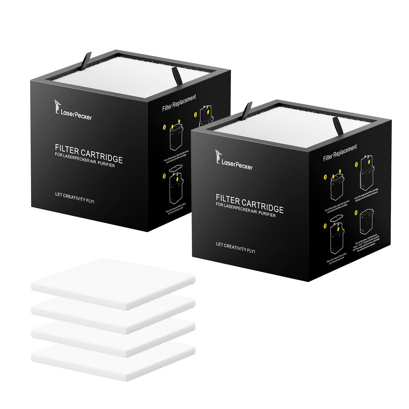 LaserPecker filter_pack_for_LaserPecker_desktop_air_purifier accessories