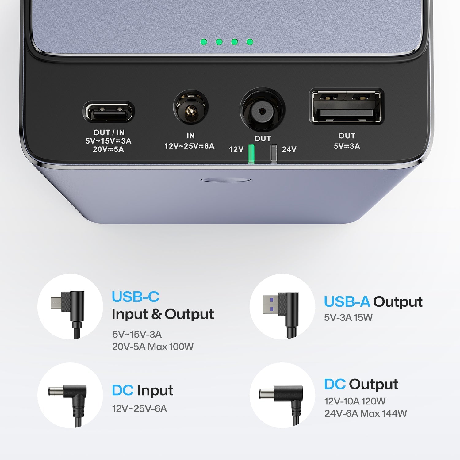 LaserPecker_powerpack_plus_with_four_ports accessories